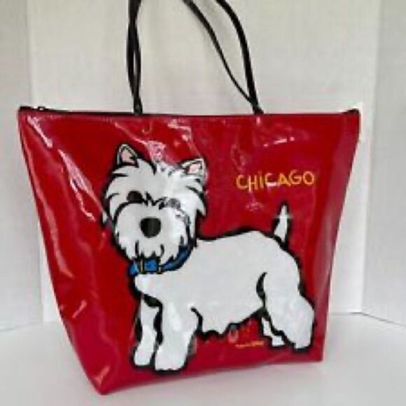 Marc Tetro Chicago Westie Tote - Picture 1 of 8